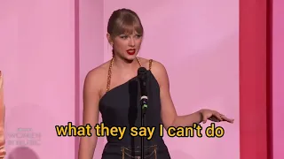 Taylor Swift Whatever The Hell I Want (Billboard Woman of the Decade speech)