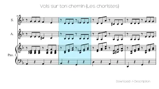 🎶 Vois Sur Ton Chemin (Les Choristes) 🎸🎸