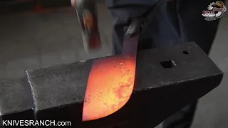 Making / Forging of Serbian Cleaver