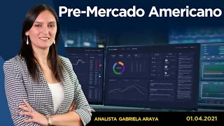 Pre-Mercado EEUU 1/04/21 | BTC ETH XRP | SP500 NAS100 DJI | Stocks | Forex USDCLP | OIL XAU |