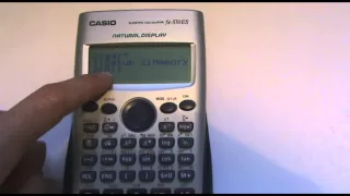 Resetear calculadora Casio fx-570 ES