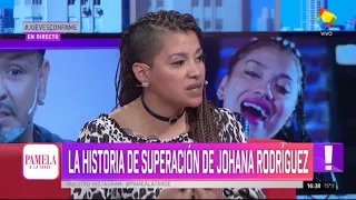 Johana Rodriguez: "Me sirvió contar mi historia" - Pamela a la Tarde (22/08/2019)