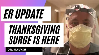 ER Update. The expected surge of COVID patients from Thanksgiving travel is here