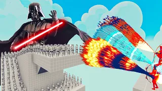 100x STAR WARS STORMTROOPER + 1x DARTH VADER vs 3x EVERY GOD   Totally Accurate BAttle Simulator TAB