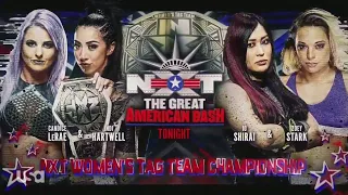 Candice LeRae & Indi Hartwell VS Io Shirai & Zoey Stark 2/2