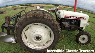 1966 David Brown 880 Selectamatic 2.7 Litre 3-Cyl Diesel Tractor (44 HP) with David Brown Plough