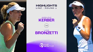 Angelique Kerber vs. Lucia Bronzetti | 2024 Linz Round 1 | WTA Match Highlights