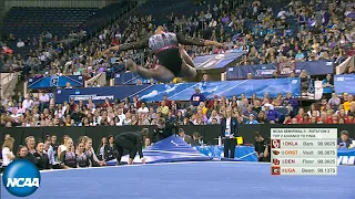 Denver's Lynnzee Brown - Floor exercise at 2019 NCAA championships