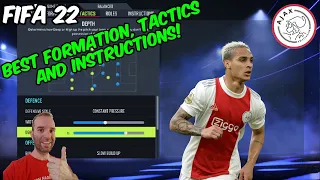 FIFA 22 - BEST AJAX Formation, Tactics and Instructions