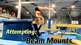 Attempting different beam mounts