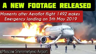 ✅New Video📽 Released Showing Moments aft #Aeroflot flight 1492 makes Emergency Landing on 5 May 2019