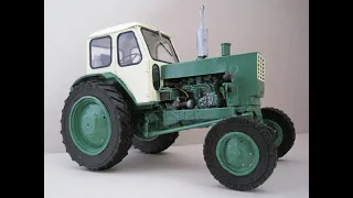 Модель Трактора ЮМЗ 6, ч 4. Фінал. Tractor model Yumz 6