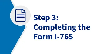 Five Steps to File at the USCIS Lockbox - Step 3: Completing the Form I-765