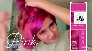 Colorista Pink Hair Dye At Home