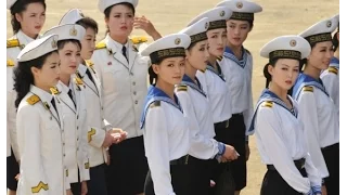 Северная Корея. Военный парад. Пхеньян 2017