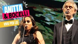 ANITTA E ANDREA BOCELLI - VIVO PER LEI EM SÃO PAULO