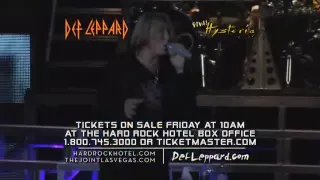 DEF LEPPARD - VIVA Hysteria! at Hard Rock Hotel, Las Vegas (March 22 through April 10, 2013)