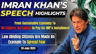 Chairman Imran Khan Speech Highlights with English Subtitles | 20 June 2023