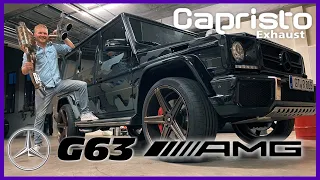 Mercedes G63 AMG bekommt Sound! Capristo Auspuffanlage!