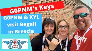 G0PNM's Keys - Begali Factory Tour