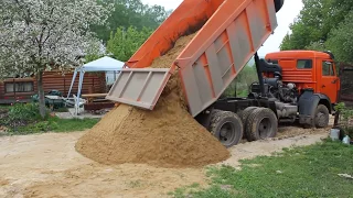 Доставка песка / sand delivery