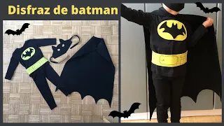 Halloween  / Disfraz de Batman /  Muy fácil / Batman Kostüm /Fasching