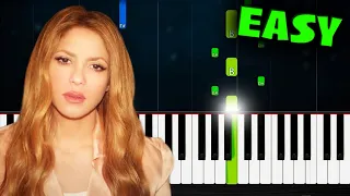 Shakira - Acróstico - EASY Piano Tutorial