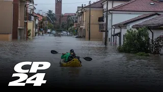 Flooding in northern Italy forcing rescue operations