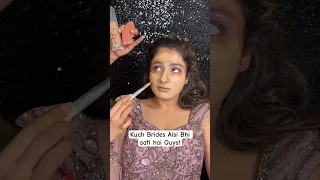 Aisi Brides se Bhot Darr lgta hai Guys 😭 | Bridal Makeup | yashika makeovers #shorts #makeup