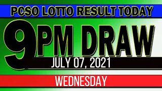 LOTTO RESULT TODAY 9PM DRAW – JULY 07, 2021 | 2D | 3D | 4D | 6/45 | 6/55