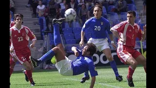 Head to Head Italia vs Turkey. First match in EURO 2000.