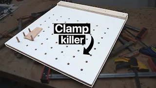 Throw away your woodworking clamps and make this instead | DIY clamping panel
