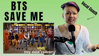 BTS Save Me Tiny Desk New Zealand Vocal Coach Reaction and Analysis