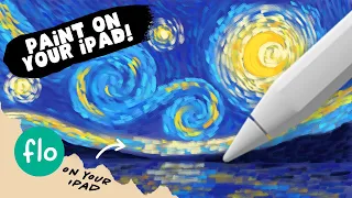 Paint like VAN GOGH #learning #fun in Procreate