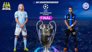 Manchester City Vs Inter, Finale UEFA Champions League 2022/23 • PES 2021 Legend Level