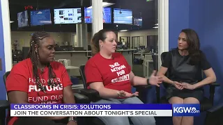 Watch: Teachers discuss KGW's 'Classrooms in Crisis: Solutions' special