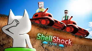 ОНИ МЕНЯ ЗАКОПАЛИ! ЭПИЧНАЯ БИТВА ТАНКОВ В SHELLSHOCK