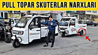 NARXLAR TUSHIB KETTI ELEKTRO SKUTERLAR 2024 YIL