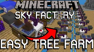 Best SkyFactory 4 Bonsai Tree Farm! (EARLY AND LATE GAME)