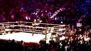 Roman Reigns Attacks Brock Lesnar At MSG WWE Live Event 2022