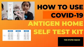 Kids Info - How to use COVID Antigen Rapid Home test kit: DIY: Instructional video
