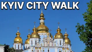 4K | Ukraine Fearless |  Relaxing Walk in the Center of Kyiv | LIfe in Ukraine