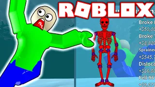 Baldi Broke 1 BILLION BONES! | Roblox Broken Bones 4