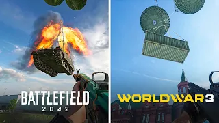 Battlefield 2042 vs World War 3 - Attention to Detail & Graphics Comparison