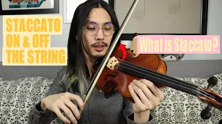 STACCATO ON & OFF THE STRING | What is Staccato? | Violin & Viola