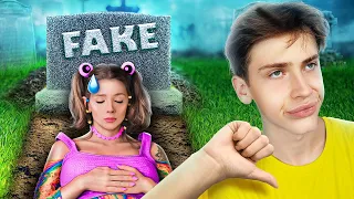 I Faked My Death! Bad vs Good Teenager