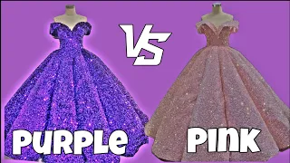 Pink vs purple |choose any one| pick one?? This or that