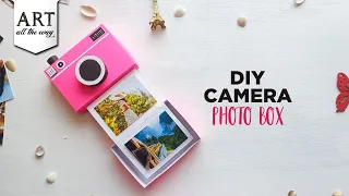 DIY Camera Photo Box | Gift Ideas | Photo Organizer | Paper Craft | Memory Box | Pull Out Photo Box