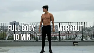 10 MIN FULL BODY WORKOUT AT HOME | FAT BURN | No Equipment