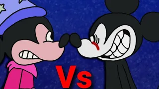 Mickey mouse Vs Suicide Mouse (V1)|Flipaclip Animation